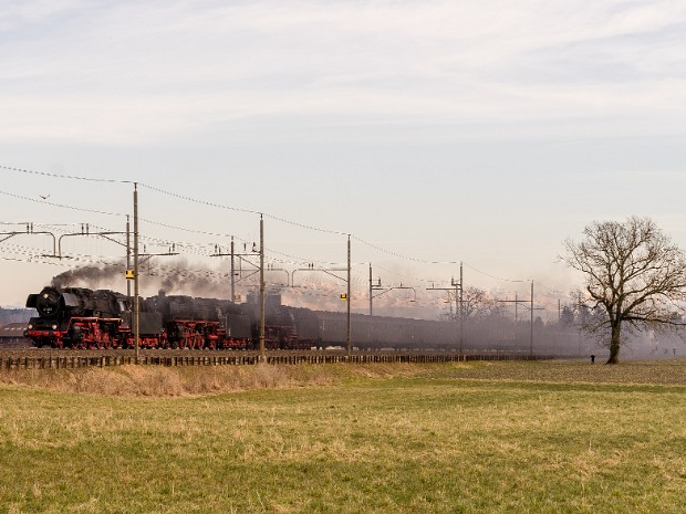2015-03, Dampflokomotiven in Wohlen